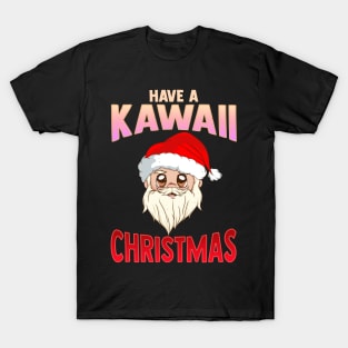 Have a Kawaii Christmas Funny Anime Santa Claus T-Shirt